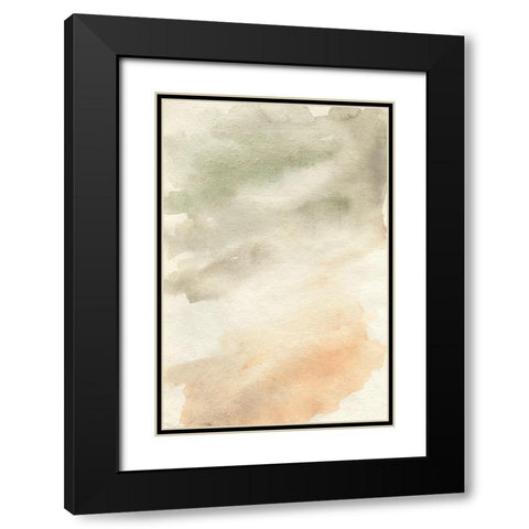 Pastel Gradation II Black Modern Wood Framed Art Print with Double Matting by Goldberger, Jennifer