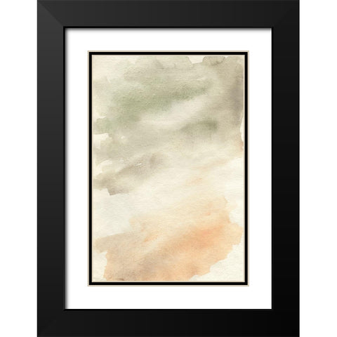 Pastel Gradation II Black Modern Wood Framed Art Print with Double Matting by Goldberger, Jennifer