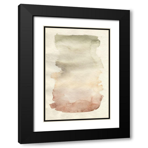 Pastel Gradation III Black Modern Wood Framed Art Print with Double Matting by Goldberger, Jennifer