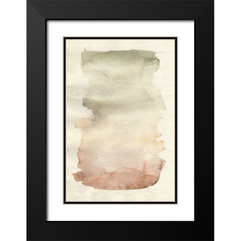 Pastel Gradation III Black Modern Wood Framed Art Print with Double Matting by Goldberger, Jennifer