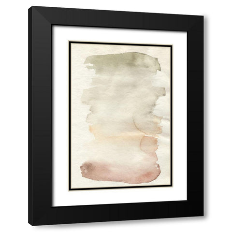 Pastel Gradation IV Black Modern Wood Framed Art Print with Double Matting by Goldberger, Jennifer