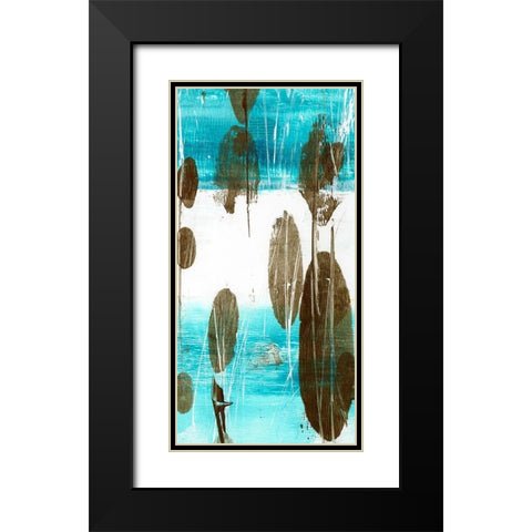 Cattails II Black Modern Wood Framed Art Print with Double Matting by Harper, Ethan