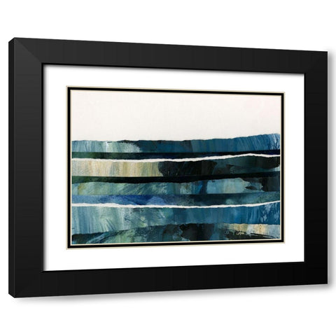 Groundswell I Black Modern Wood Framed Art Print with Double Matting by Barnes, Victoria