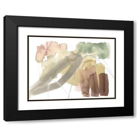 Warm Occurences IV Black Modern Wood Framed Art Print with Double Matting by Goldberger, Jennifer