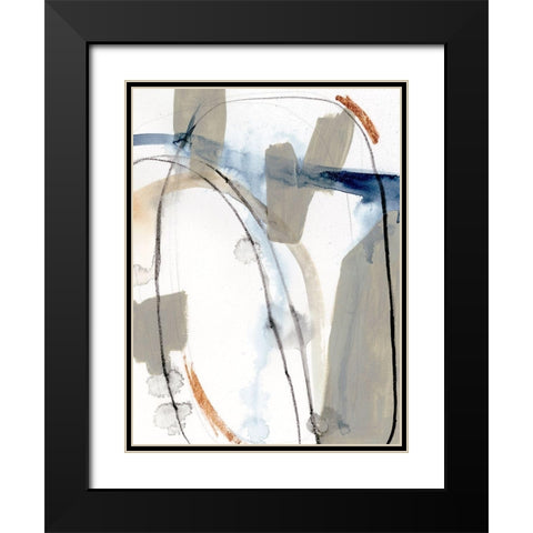 Sabine I Black Modern Wood Framed Art Print with Double Matting by Barnes, Victoria