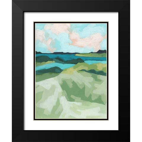 River Prism II Black Modern Wood Framed Art Print with Double Matting by Vess, June Erica