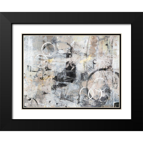 Fraction of Time I Black Modern Wood Framed Art Print with Double Matting by OToole, Tim