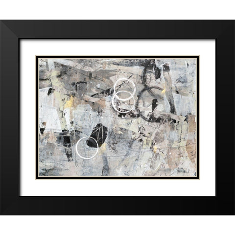 Fraction of Time II Black Modern Wood Framed Art Print with Double Matting by OToole, Tim