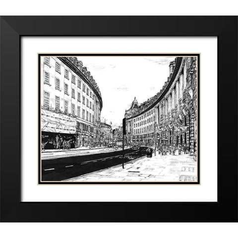 European Vacation in BandW IV Black Modern Wood Framed Art Print with Double Matting by Wang, Melissa