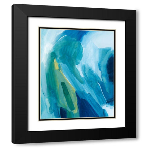 Aerial Island I Black Modern Wood Framed Art Print with Double Matting by Popp, Grace
