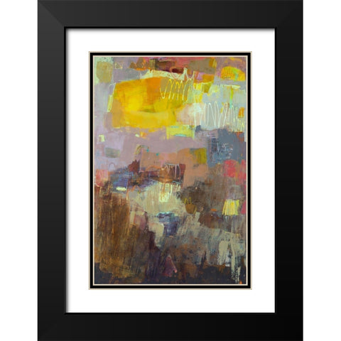 Laud Black Modern Wood Framed Art Print with Double Matting by Jachimiec, Sue