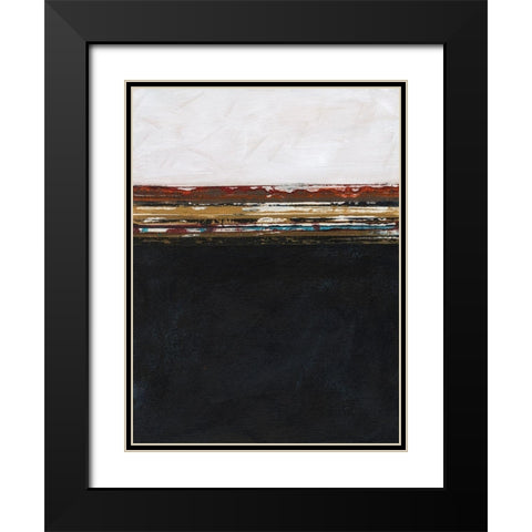 A Sense of Space I Black Modern Wood Framed Art Print with Double Matting by Fuchs, Jodi
