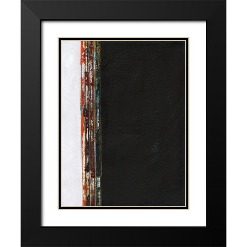 A Sense of Space II Black Modern Wood Framed Art Print with Double Matting by Fuchs, Jodi
