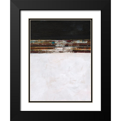 A Sense of Space III Black Modern Wood Framed Art Print with Double Matting by Fuchs, Jodi