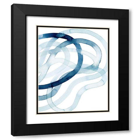 Lazuli I Black Modern Wood Framed Art Print with Double Matting by Popp, Grace