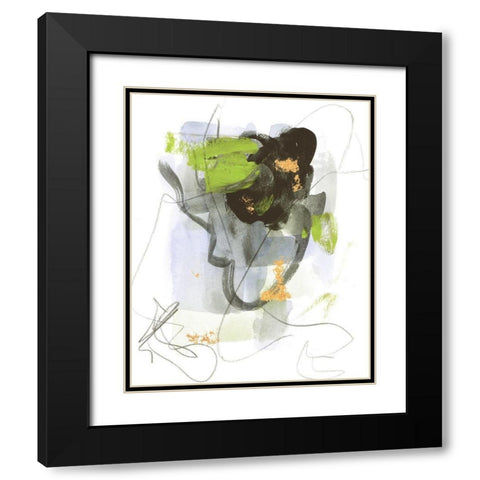 Bitter Sweet II Black Modern Wood Framed Art Print with Double Matting by Wang, Melissa