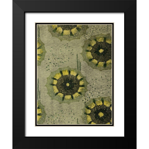 Delicate Deco Pattern VI Black Modern Wood Framed Art Print with Double Matting by Baxter Mill Archive