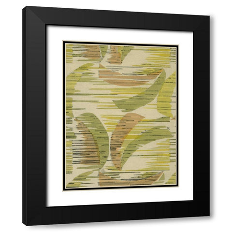 Delicate Deco Pattern VII Black Modern Wood Framed Art Print with Double Matting by Baxter Mill Archive