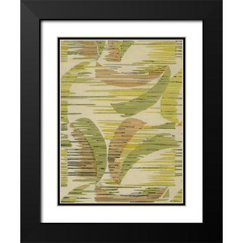Delicate Deco Pattern VII Black Modern Wood Framed Art Print with Double Matting by Baxter Mill Archive