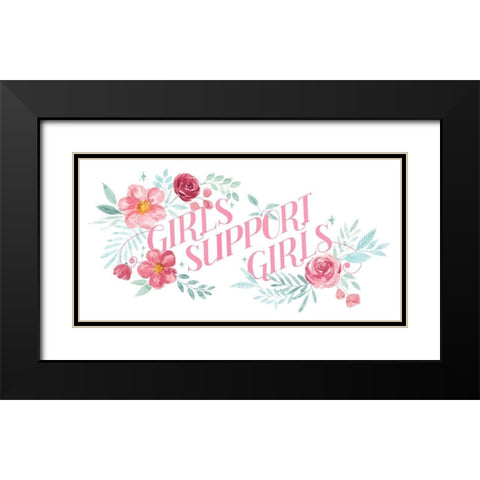 Women Up I Black Modern Wood Framed Art Print with Double Matting by Popp, Grace