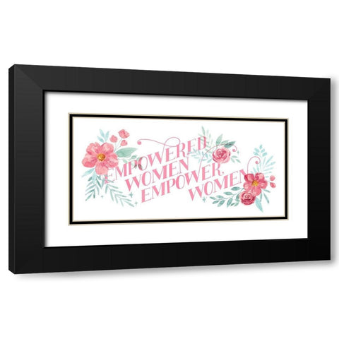 Women Up II Black Modern Wood Framed Art Print with Double Matting by Popp, Grace