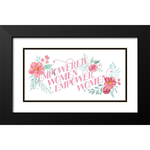 Women Up II Black Modern Wood Framed Art Print with Double Matting by Popp, Grace