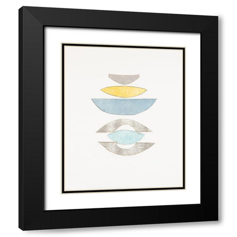 Widget III Black Modern Wood Framed Art Print with Double Matting by Delamater, Rob