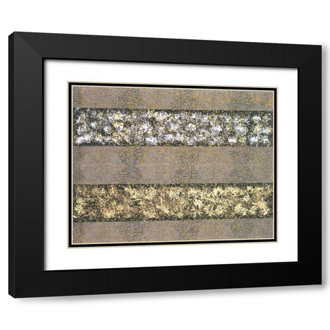 Shagreen Black Modern Wood Framed Art Print with Double Matting by Baxter Mill Archive