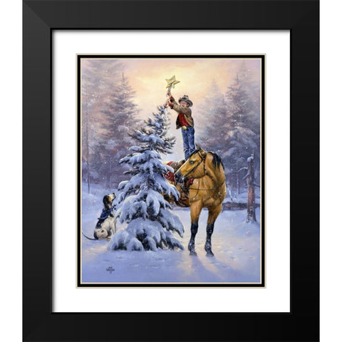 Upon the Highest Bough Black Modern Wood Framed Art Print with Double Matting by Sorenson, Jack