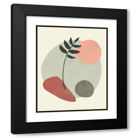 Spring Tea I Black Modern Wood Framed Art Print with Double Matting by Green, Jacob