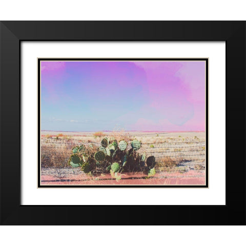 West Texas Scapes I Black Modern Wood Framed Art Print with Double Matting by Quintero, Sonja