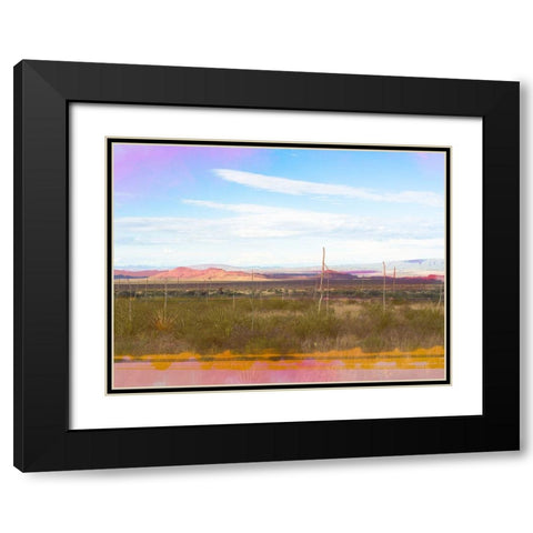 West Texas Scapes II Black Modern Wood Framed Art Print with Double Matting by Quintero, Sonja