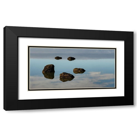 Water and Land VIII Black Modern Wood Framed Art Print with Double Matting by PHBurchett