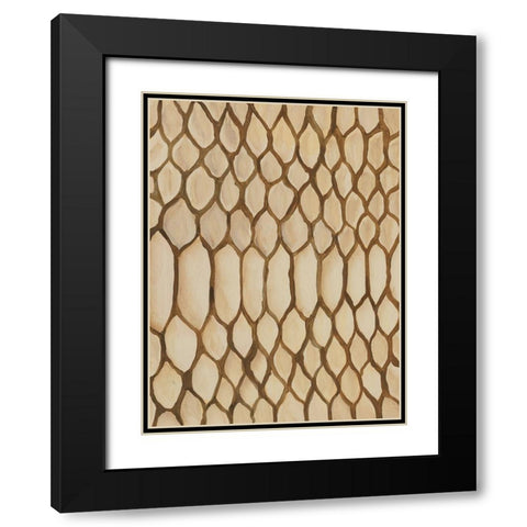 Of the Wild Patterns II Black Modern Wood Framed Art Print with Double Matting by Moore, Regina