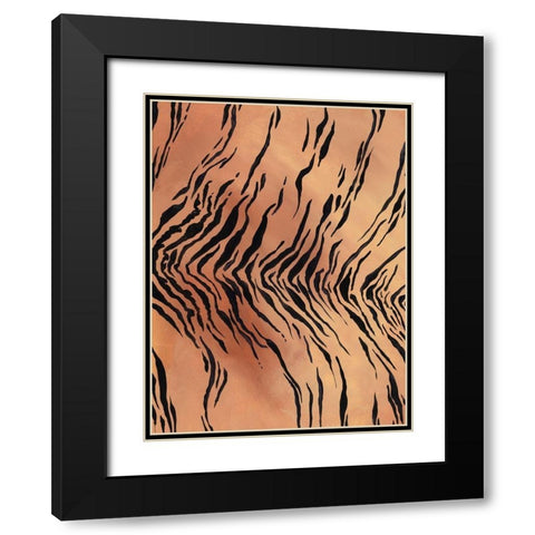 Of the Wild Patterns VI Black Modern Wood Framed Art Print with Double Matting by Moore, Regina
