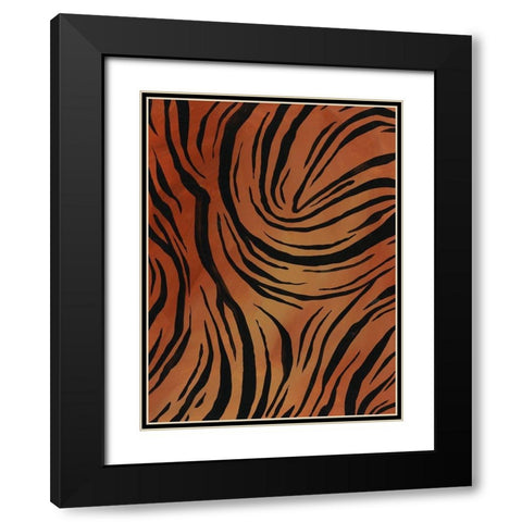 Of the Wild Patterns VII Black Modern Wood Framed Art Print with Double Matting by Moore, Regina