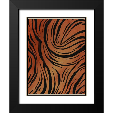 Of the Wild Patterns VII Black Modern Wood Framed Art Print with Double Matting by Moore, Regina