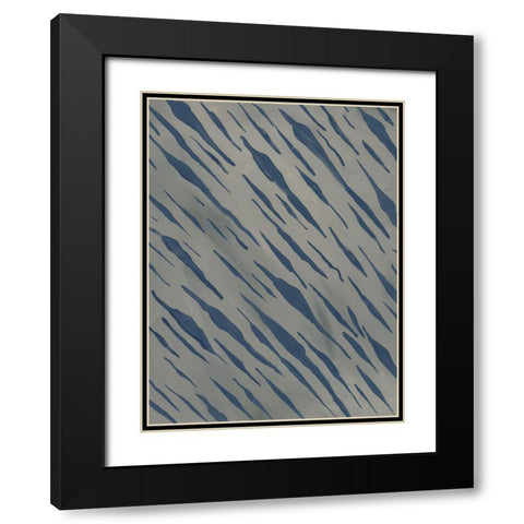 Of the Wild Patterns IX Black Modern Wood Framed Art Print with Double Matting by Moore, Regina