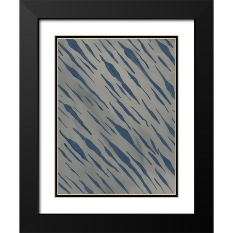 Of the Wild Patterns IX Black Modern Wood Framed Art Print with Double Matting by Moore, Regina
