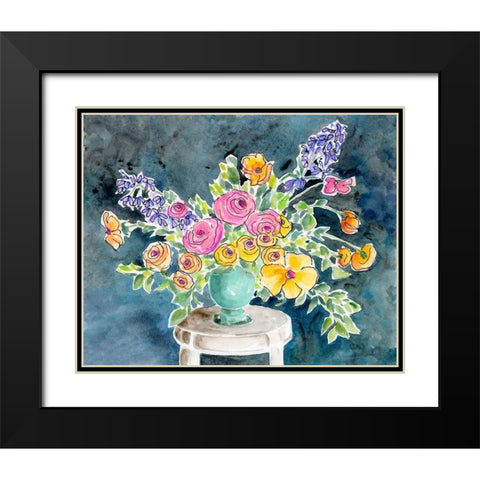 Abundant Arrangement I Black Modern Wood Framed Art Print with Double Matting by Moore, Regina