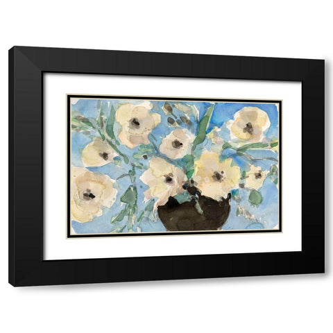 Potted Fragrant I Black Modern Wood Framed Art Print with Double Matting by Dixon, Samuel