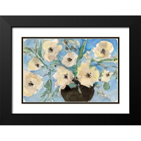 Potted Fragrant I Black Modern Wood Framed Art Print with Double Matting by Dixon, Samuel