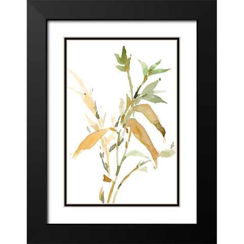 Stems I Black Modern Wood Framed Art Print with Double Matting by Dixon, Samuel