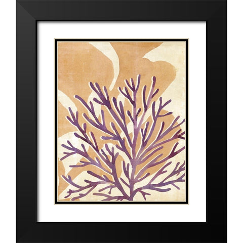 Chromatic Sea Tangle II Black Modern Wood Framed Art Print with Double Matting by Warren, Annie