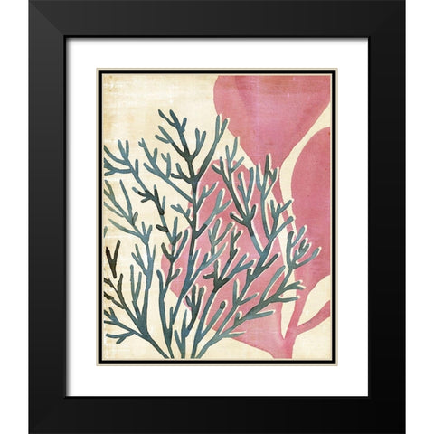Chromatic Sea Tangle III Black Modern Wood Framed Art Print with Double Matting by Warren, Annie