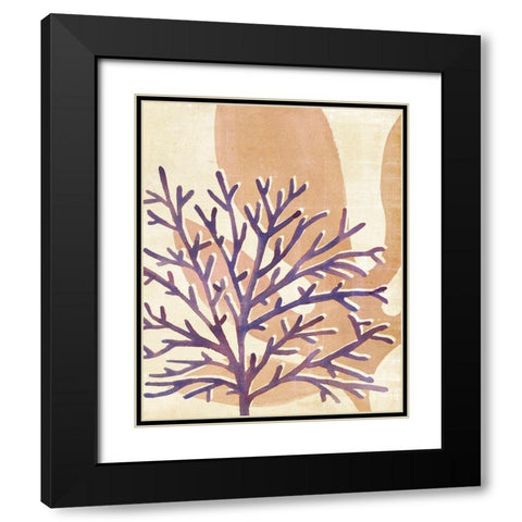 Chromatic Sea Tangle IV Black Modern Wood Framed Art Print with Double Matting by Warren, Annie