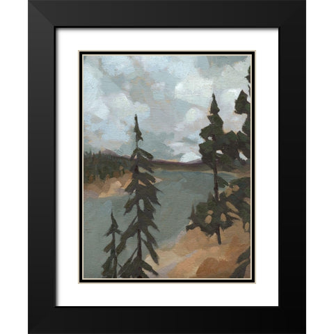 Yellowstone River I Black Modern Wood Framed Art Print with Double Matting by Green, Jacob
