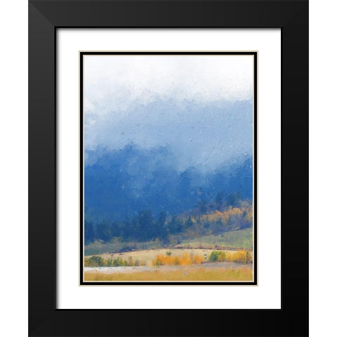 Mountain Mist I Black Modern Wood Framed Art Print with Double Matting by Vest, Chris