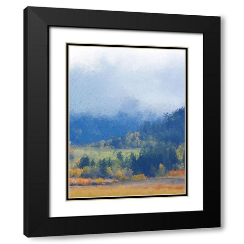 Mountain Mist II Black Modern Wood Framed Art Print with Double Matting by Vest, Chris