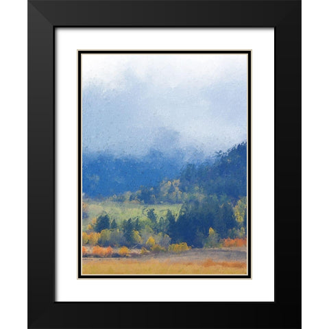 Mountain Mist II Black Modern Wood Framed Art Print with Double Matting by Vest, Chris